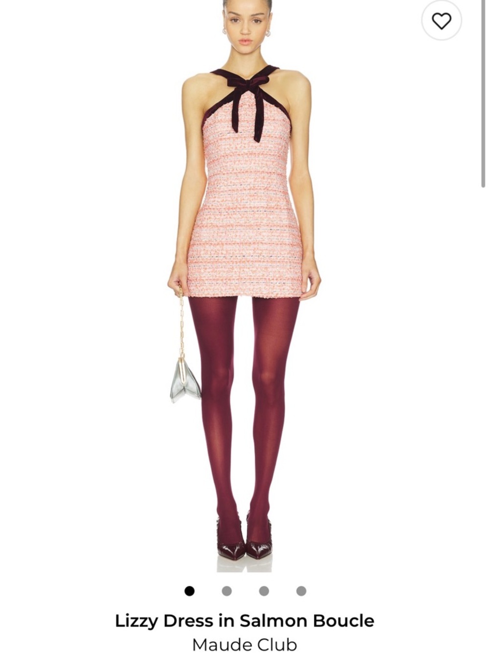 Lizzy Salmon Boucle Mini Dress